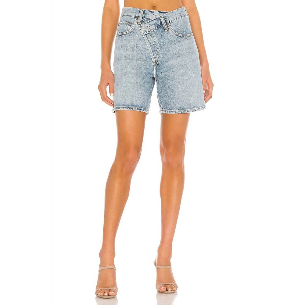 Agolde Women's Light Blue Jean Shorts